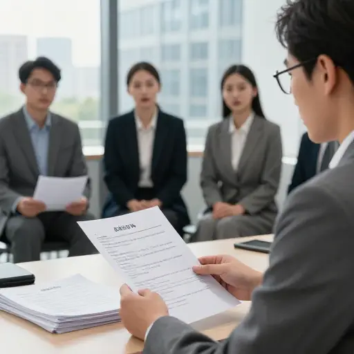 他面试了很多候选人。最合适的似乎是那些有五年以上经验的。