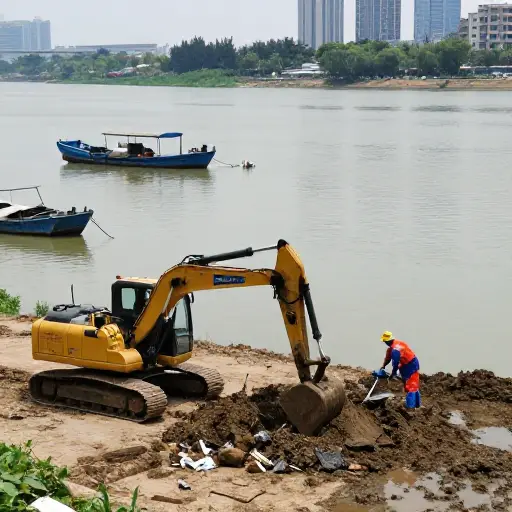 政府已经启动了一个大型项目来清理城市受污染的水道。