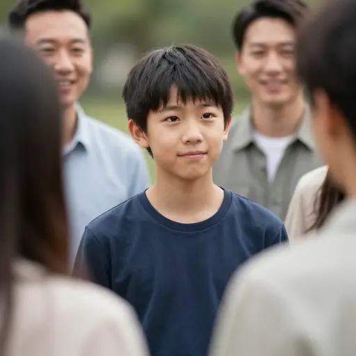 一点一点地，那个男孩学会了信任我们。