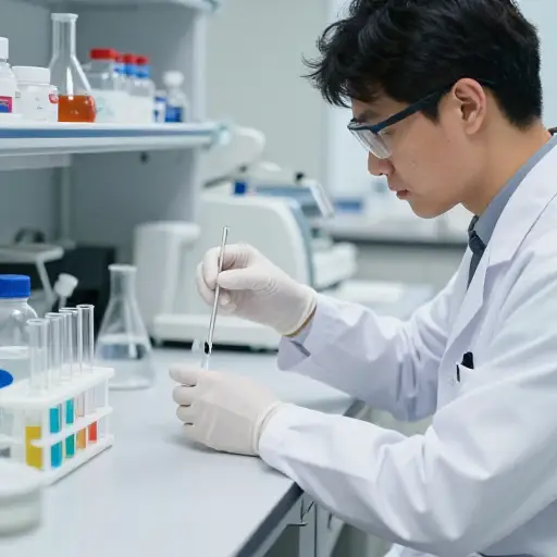 这篇研究论文描述了一种在实验室合成新化合物的复杂技术方法。