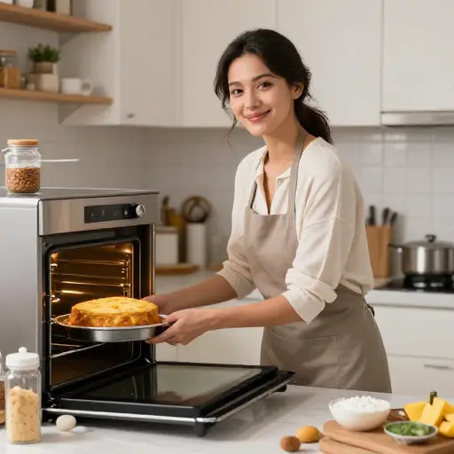 说到烤蛋糕，她可是专家。