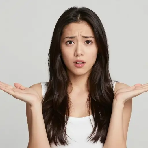 她耸了耸肩，说不知道答案。