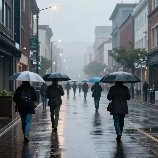 不用说，我们在那里的那段时间一直在下雨。