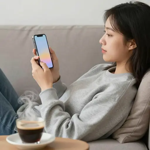 她的社交动态里充斥着精心摆拍的完美平庸——千篇一律的姿势和加了滤镜的日落。