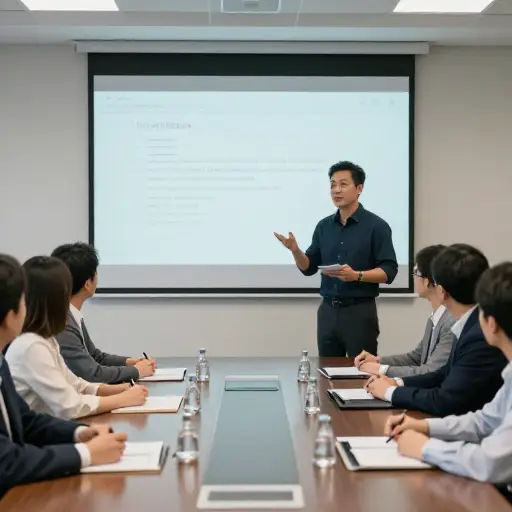 会议结束后，他接着展示了他的发现。