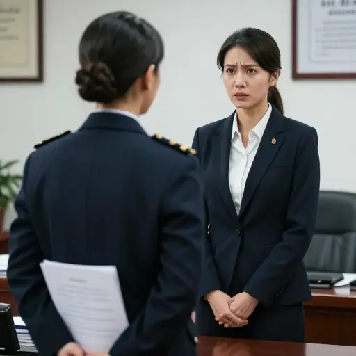 她故意向当局隐瞒了信息。