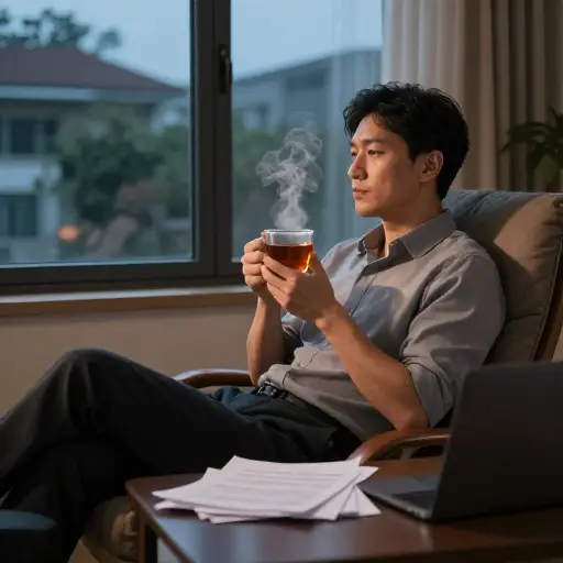 在压力山大的一天后，一杯茶是生活中简单的慰藉之一。