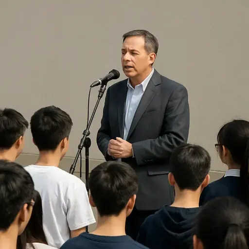 校长在每学期开始时公布考试安排。