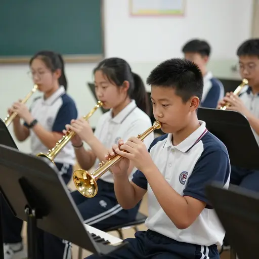她有音乐天赋。