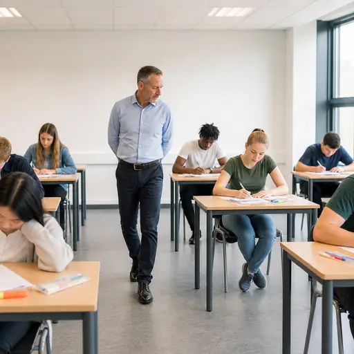 学校决定加强考试纪律。
