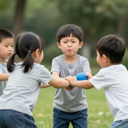 小孩子经常行为挑衅。