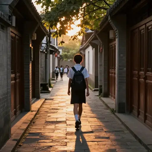 我以前不常参加社交活动，放学后就直接回家了。