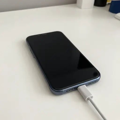 手机突然没电了。