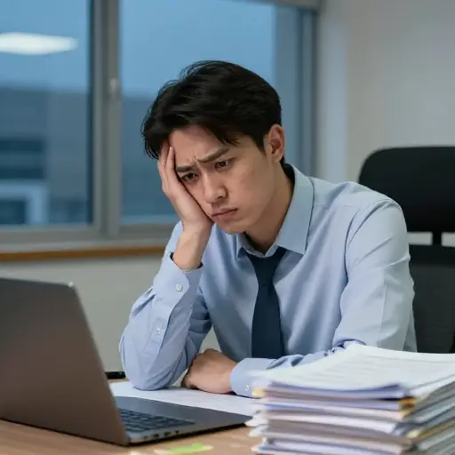 我出于需要接受了这份工作。