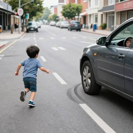 如果有孩子跑到马路上，一位好司机会不假思索地猛踩刹车。