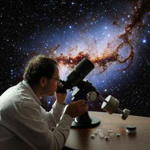 天文学家正在研究宇宙尘埃，以了解更多关于星系形成的信息。