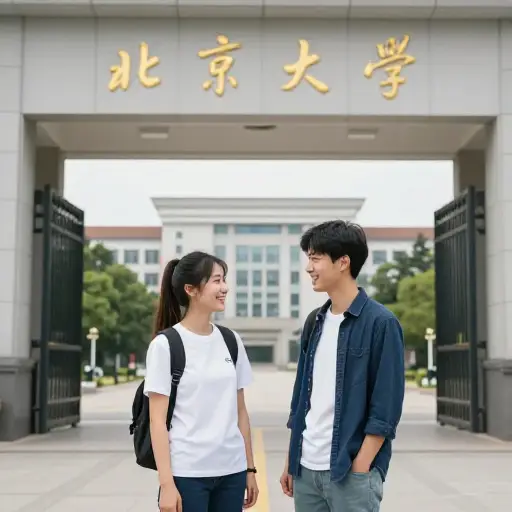 碰巧，我们俩上了同一所大学。