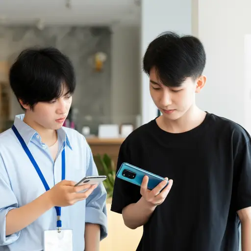 我哥哥的手机比我的更现代。