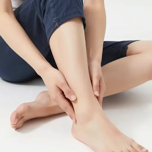 疼痛集中在我的小腿后部。