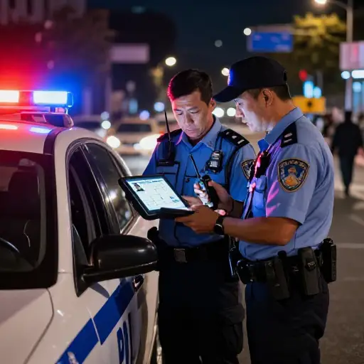 警方正在追踪一个已知的连环罪犯。