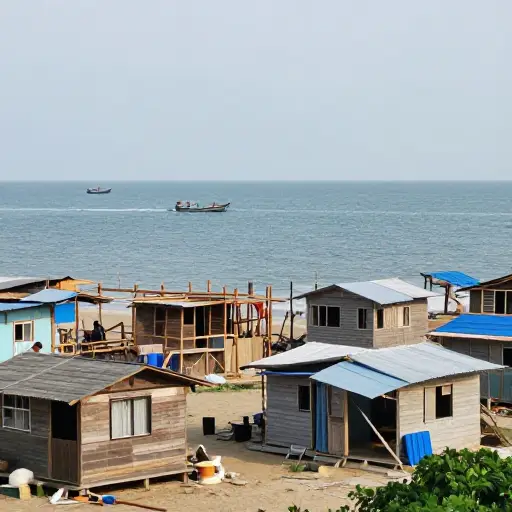 战争后，许多难民建立了一个沿海定居点以重新开始。