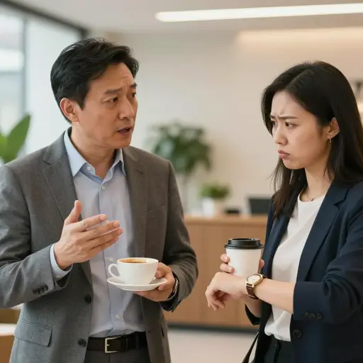 我以为他永远说不到点子上。