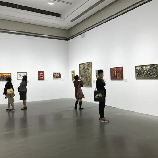 这次展览将重点展示几位新兴艺术家的作品。