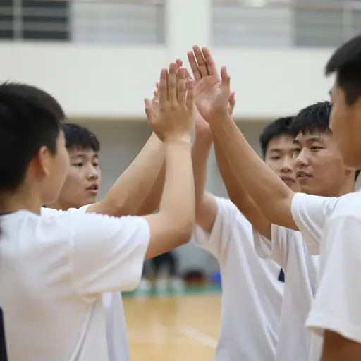 我们队在这场比赛中取得了伟大的胜利。