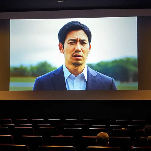 在这部电影里，男主角的决定展现了他非凡的勇气。