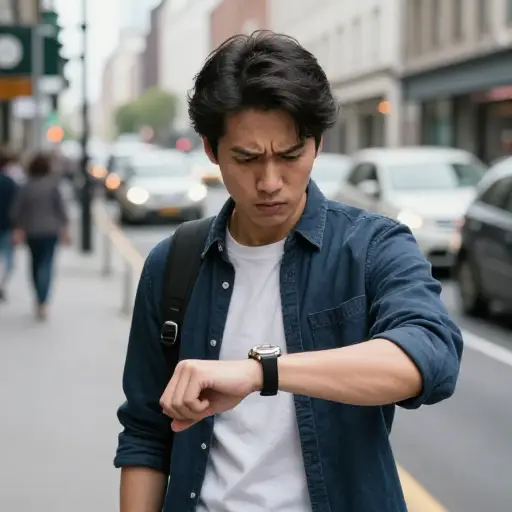 他可能会早到——这取决于交通状况。