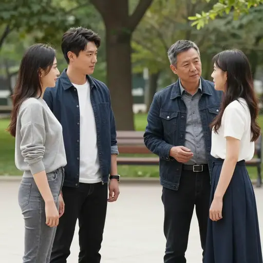 我遇到了一个非常英俊的男人，我丈夫在那里和一个非常漂亮的女孩有了一段小恋情，但我们原谅了彼此。