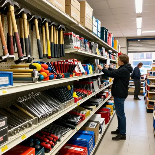 这些工具在大多数五金店都很容易买到。