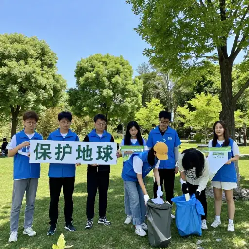 年轻人中对环境问题的意识日益增强。