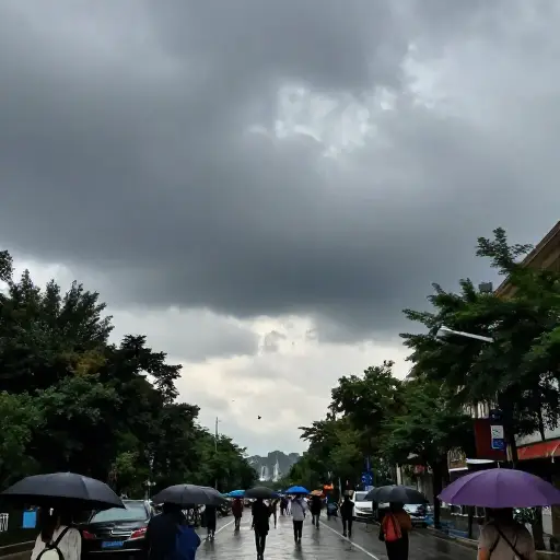 今天下午很有可能下雨。
