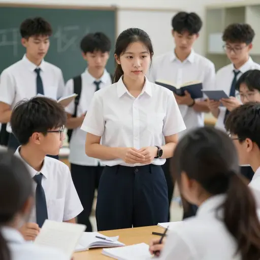 他是我们学校社团的负责人。