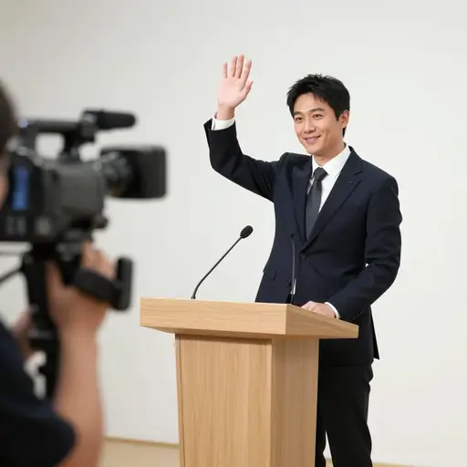 他宣布他正在竞选总统职位。