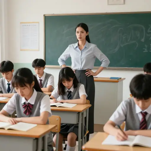卡罗尔夫人说她将制止我们班上所有的闲聊和胡闹。