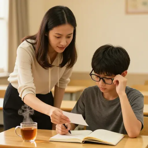 老师给我的建议很有用。