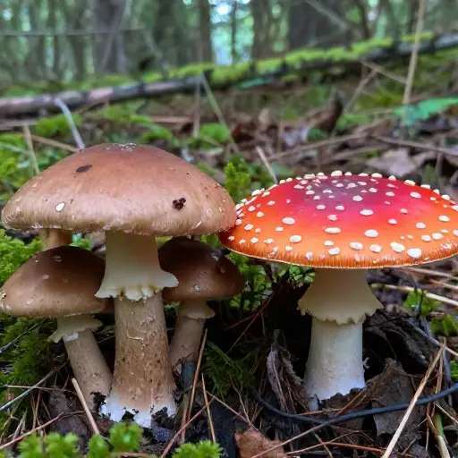 有些蘑菇很美味，但其他的完全不能食用。