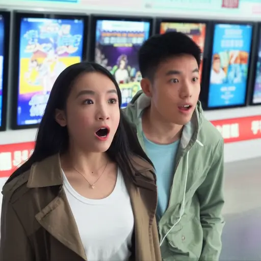 我们明天会去看电影。