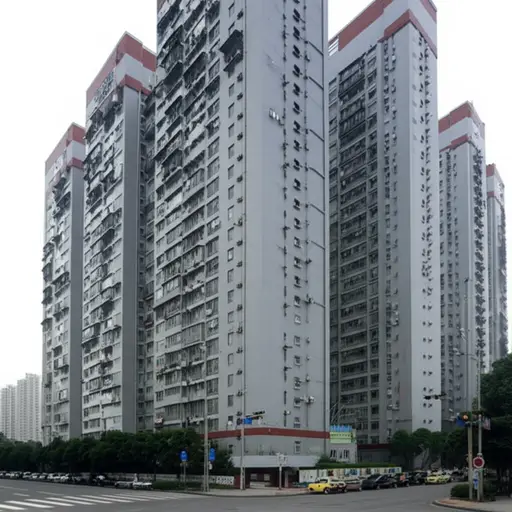 这座城市的公寓楼看起来都很相似，毫无特色可言。