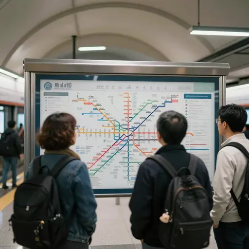 对于首次来访者，乘坐地铁可能令人困惑。