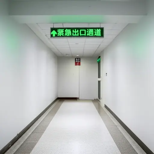 紧急出口仅限人员使用，不得存放货物。