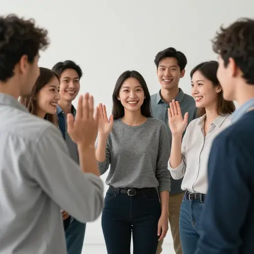 他们以非常尊重的态度对待我们。