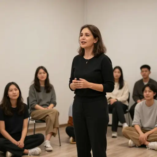 她甜美的嗓音让整个房间的人都安静了下来。