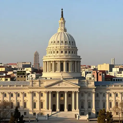 这座建筑是这类建筑中最杰出的例子。
