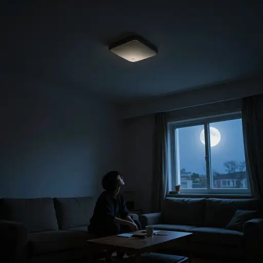 在那一刻，灯突然熄灭了。