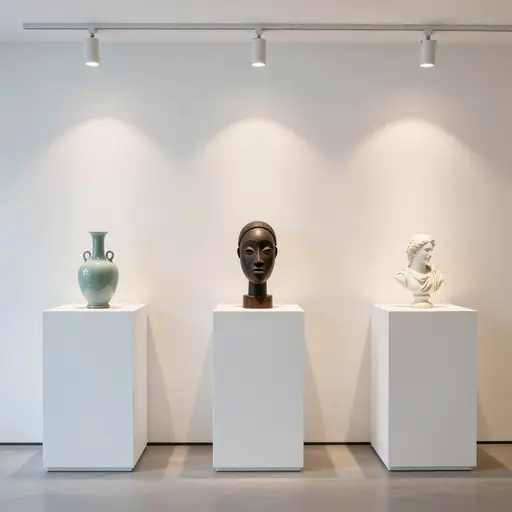 这个展览将来自三大洲、风格迥异的器物汇聚到了同一个洒满阳光的展厅。