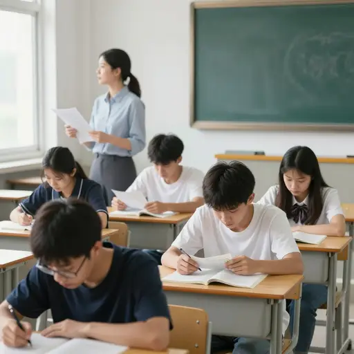 老师对学生在考试中作弊视而不见。