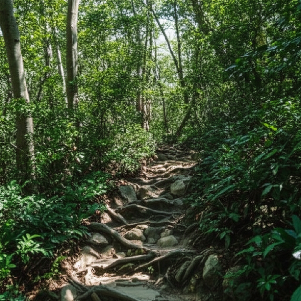 这条小路是徒步旅行者的天堂。